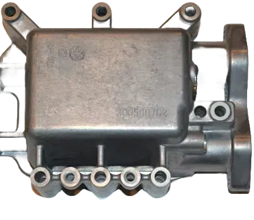 Aluminum die cast oil module flange