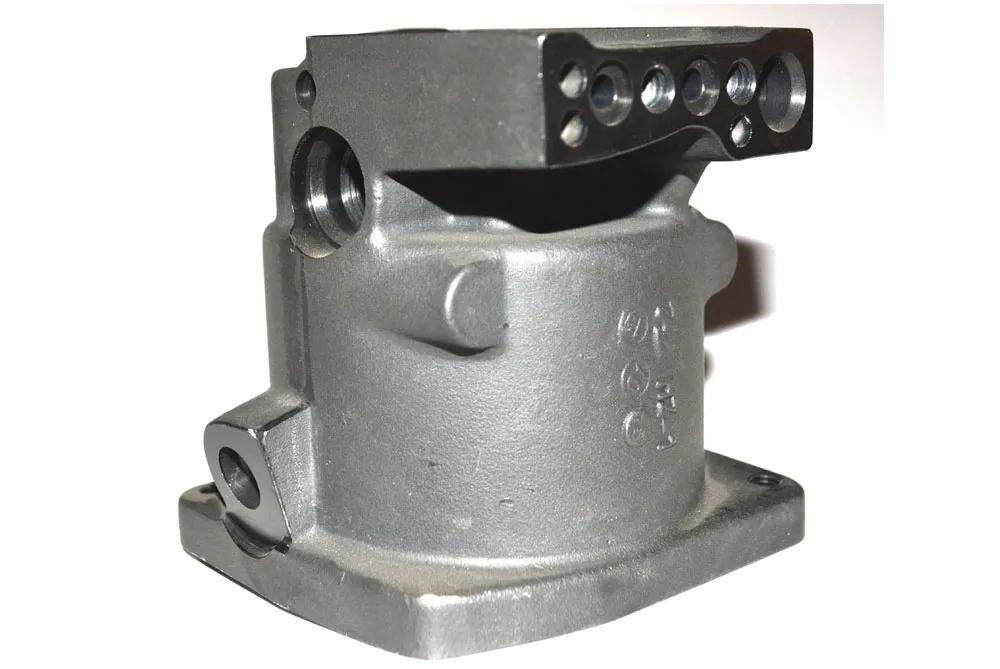 Aluminum permanent mold manifold block
