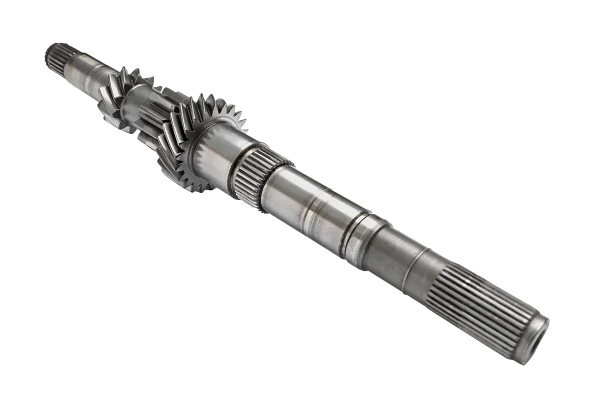 Machined shaft