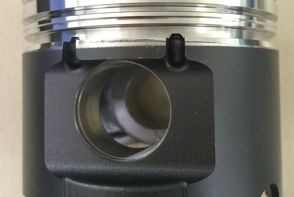 Aluminum permanent mold piston